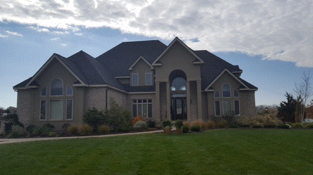 Modern House with Large Space Outside - Roofing Contractor in Frankfort, IN